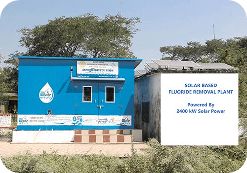 Solar based water purification plant